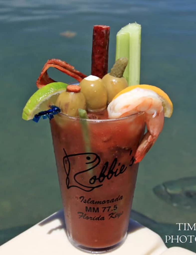 Where to Try a Trailer Trash Bloody Mary in Islamorada 1 Hungry Tarpon Restaurant Bloody Mary