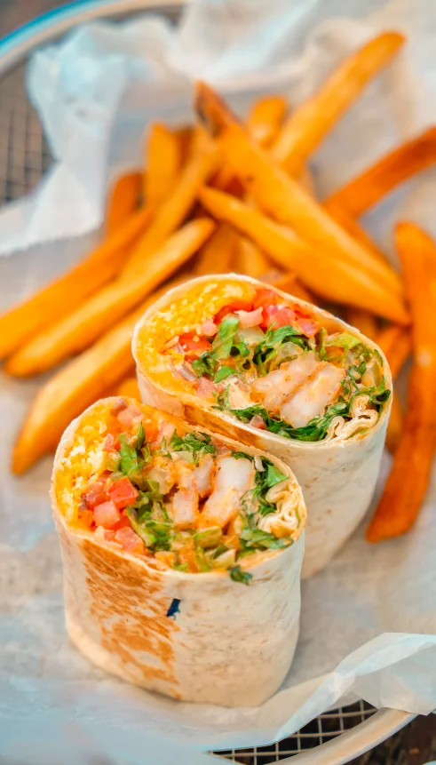 Spicy Shrimp Wrap