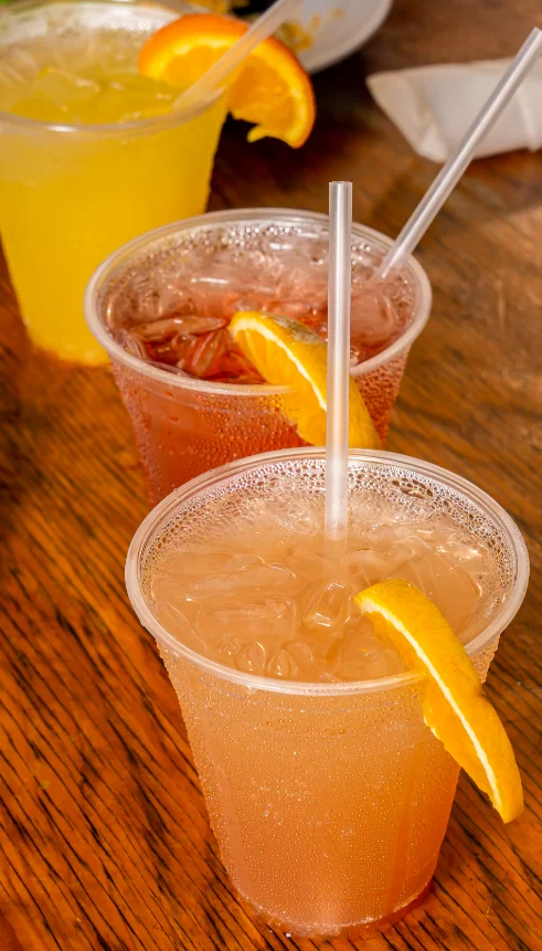 Drinks - Purple Island Crush, Coconut Bay Breeze & Pain Reliever