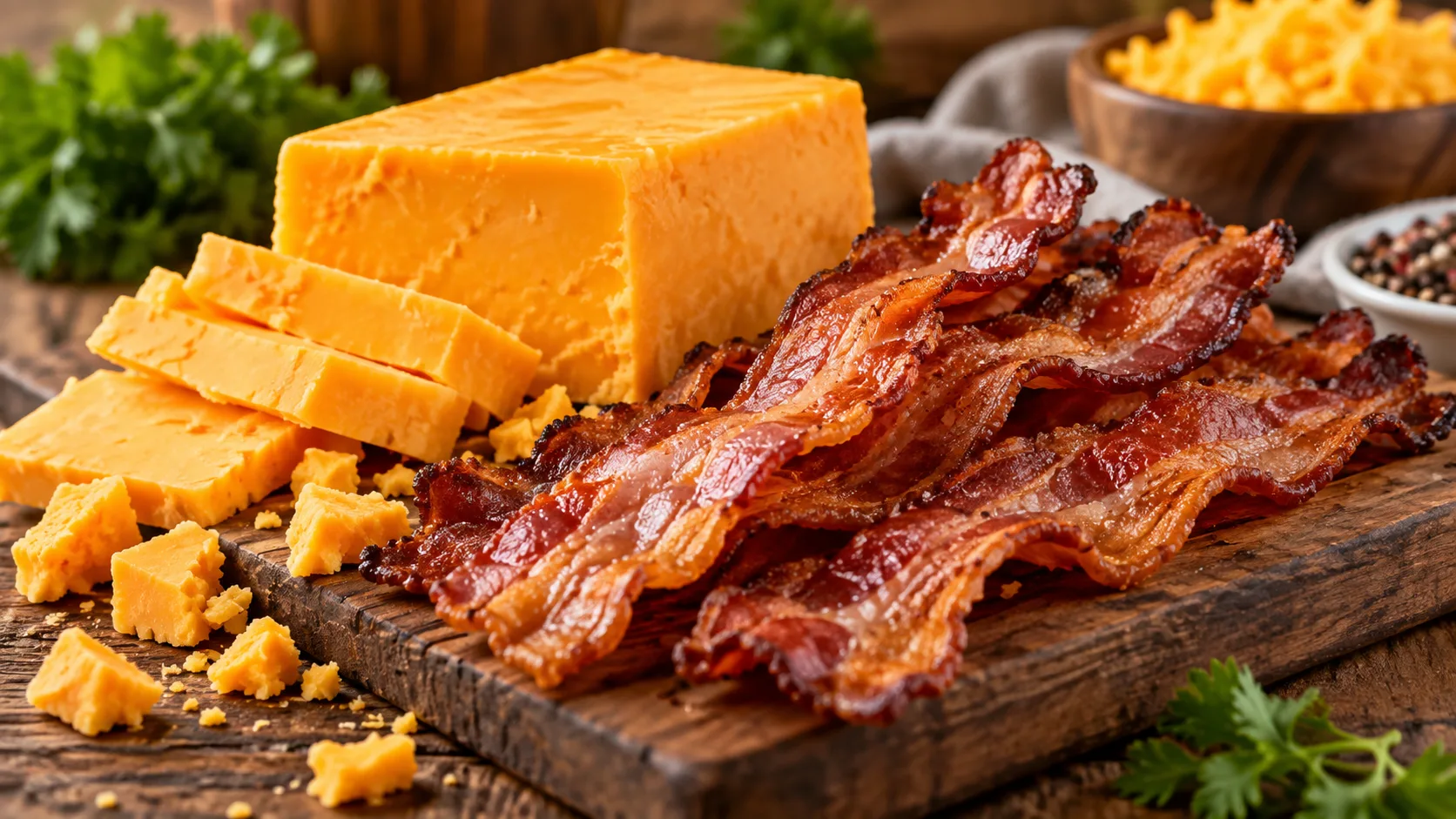 Cheddar Bacon